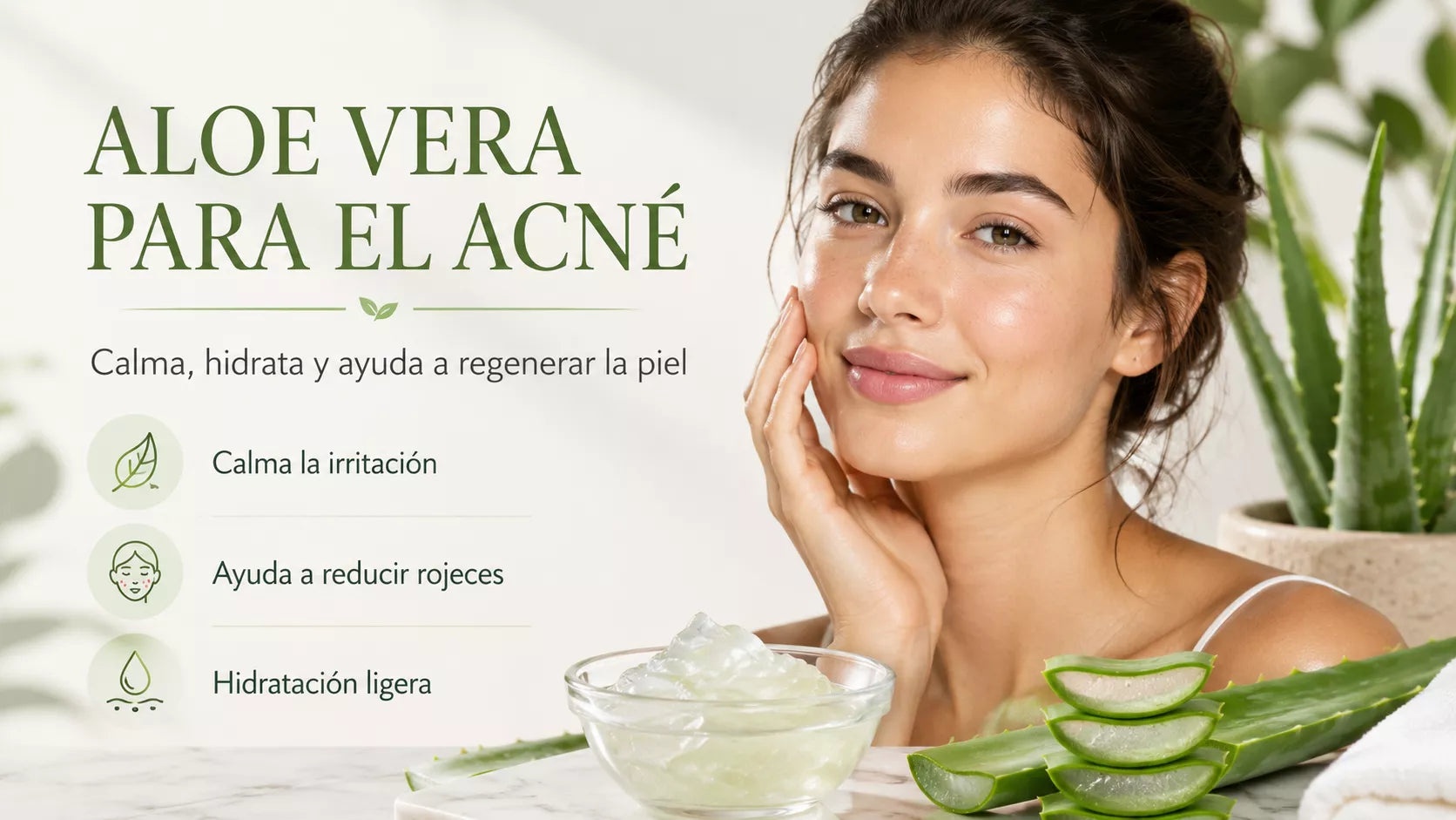 Aloe vera para el acné: Por qué funciona mejor de lo que crees