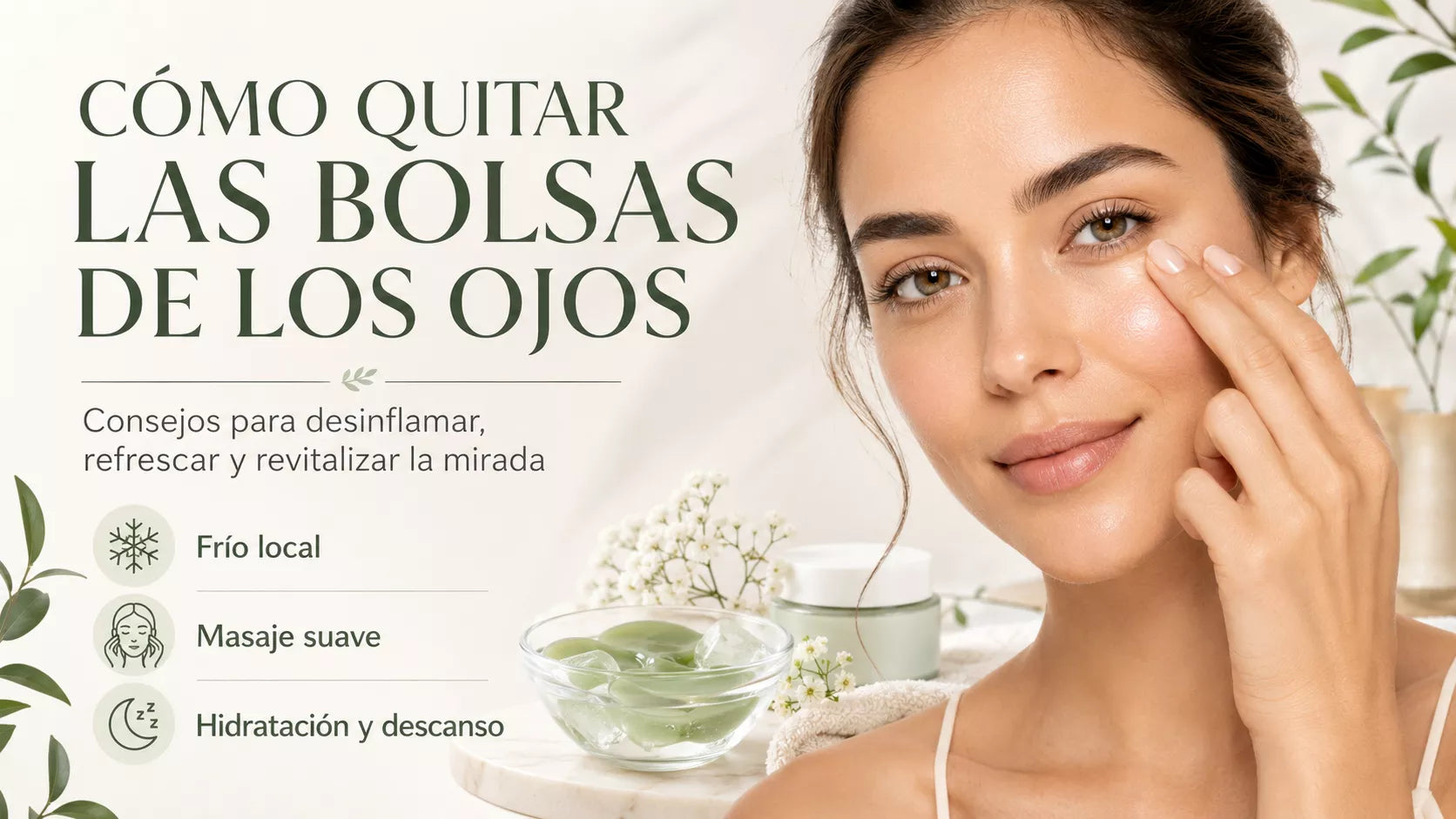 Cómo quitar las bolsas de los ojos: 7 soluciones que funcionan desde hoy