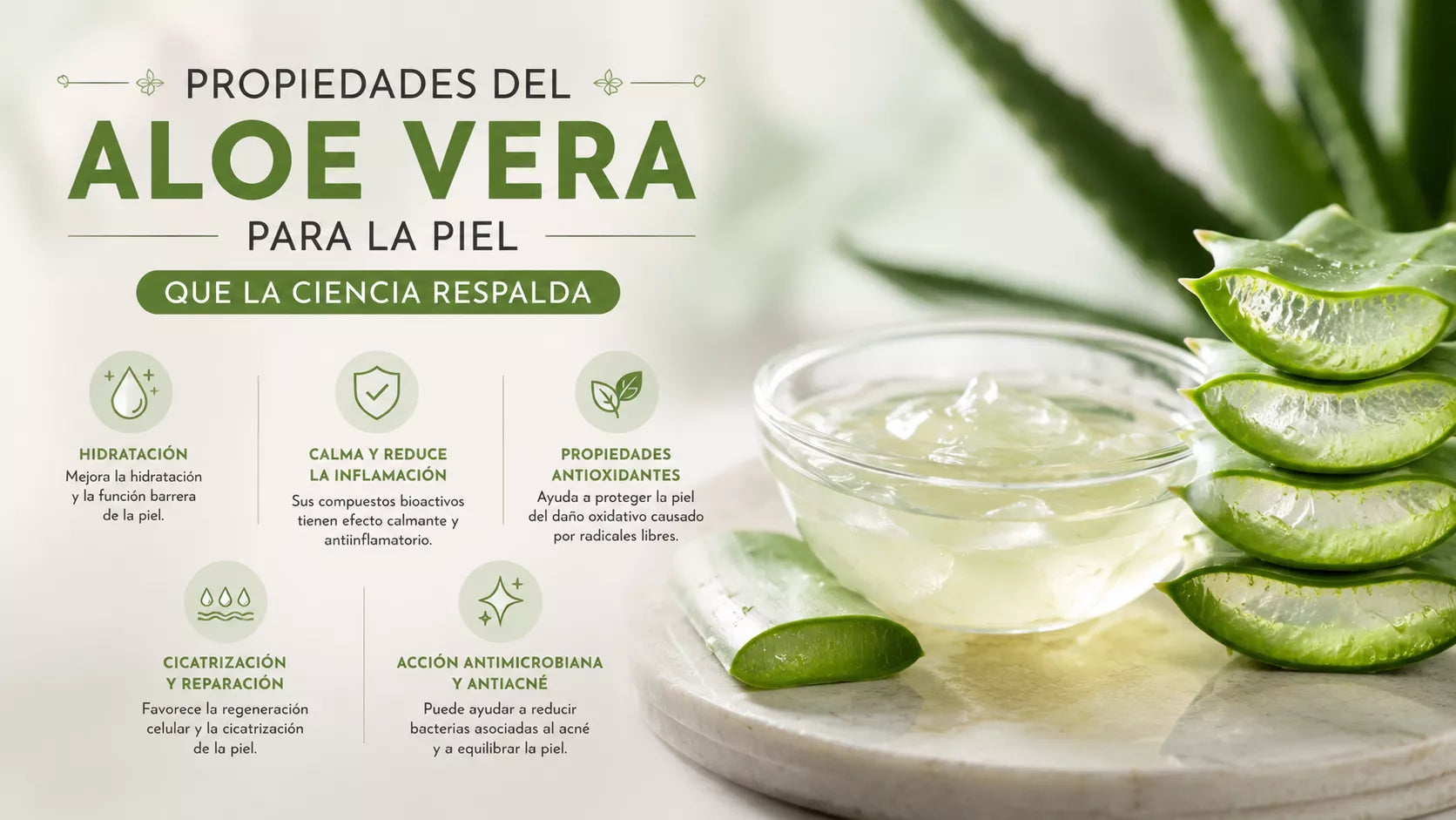 Propiedades Aloe Vera Para La Piel Que La Ciencia Respalda