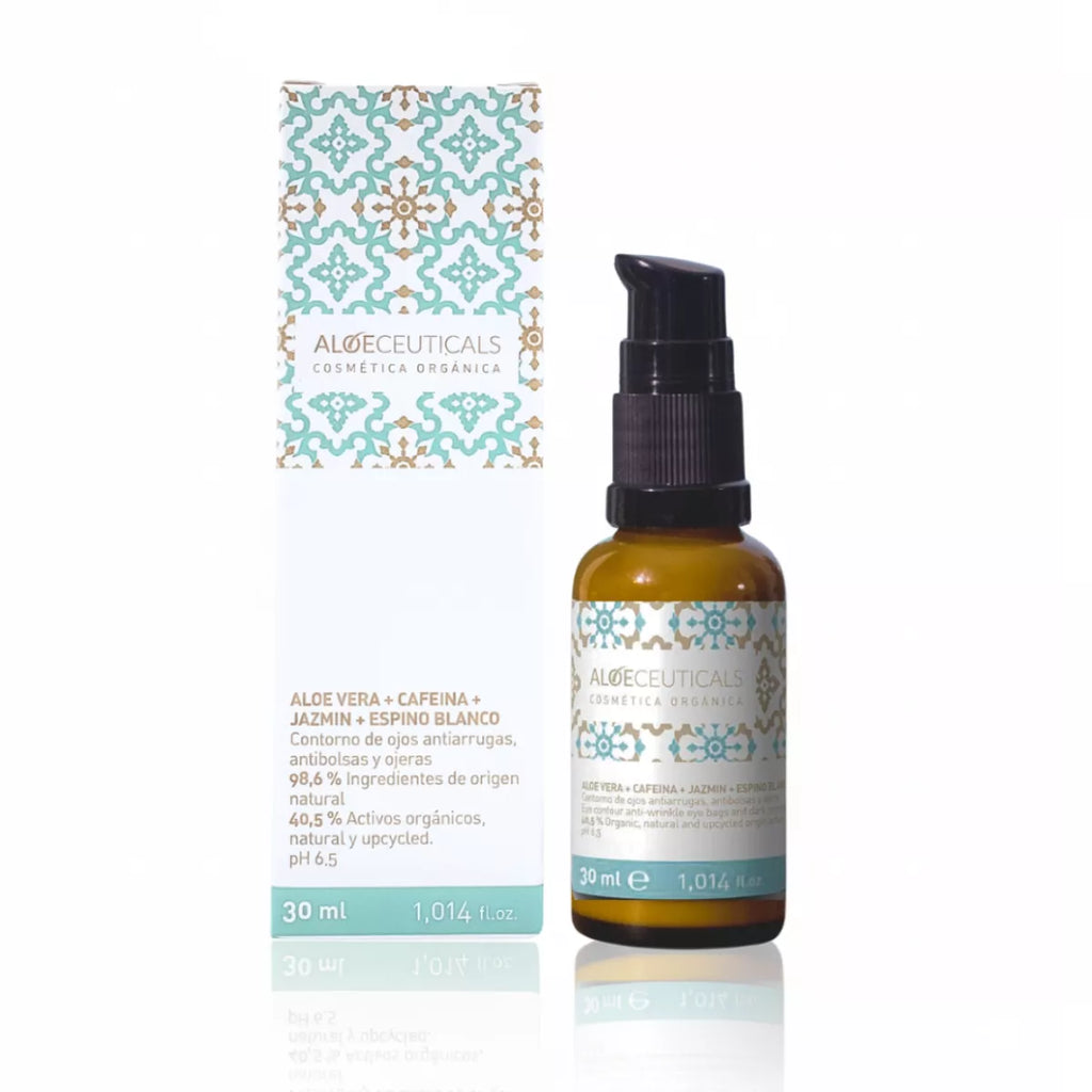 Contorno de Ojos (Aloe Vera + Jazmin + Cafeína + Espino Blanco)