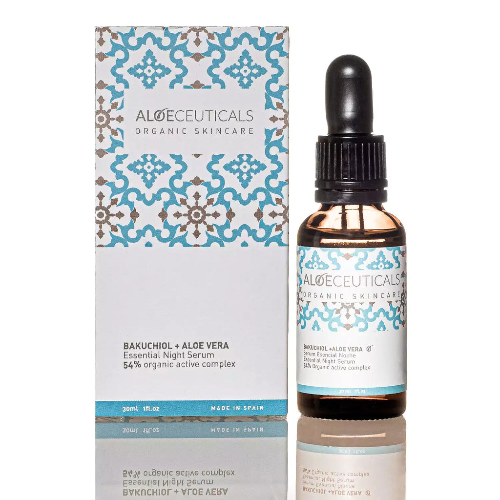 Serum Facial Antiarrugas con Bakuchiol, Aloe vera y 6 Aceites